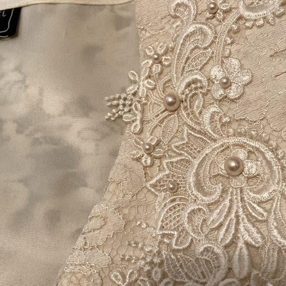 Vintage Cachet Jacket Lace Pearls - Picture 8 of 11